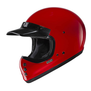 Kask motocyklowy integralny custom cruiser HJC V60 Deep czerwony