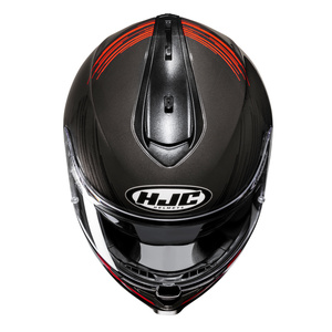 Kask motocyklowy integralny HJC C70N Sway czarny/czerwony