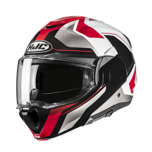 Kask motocyklowy HJC F100 Bios czerwony/czarny