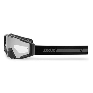 Gogle motocyklowe IMX Sand Black Matt - Szyba Silver Iridium + Clear (2 Szyby W Zestawie)