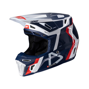 Kask motocyklowy LEATT Kit Moto 8.5 V25 Royal z goglami