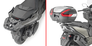 Stelaż kufra centralnego GIVI bez płyty do Kymco AK 550 Premium (23-24)