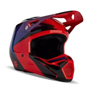 Kask motocyklowy FOX V1 Streak czerwony