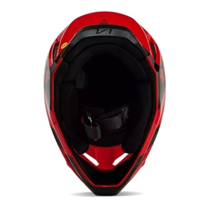 Kask motocyklowy FOX V1 Streak czerwony