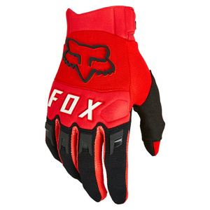 Rękawice motocyklowe rowerowe cross offroad mtb FOX Dirtpaw Fluorescent czerwony