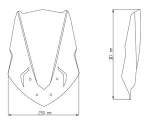 Owiewka PUIG do Yamaha MT-125 14-19