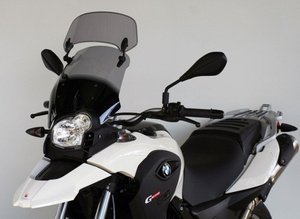 Szyba motocyklowa MRA BMW G 650 GS, E650G, 2011-, forma XCT, przyciemniana