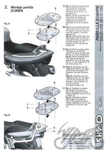 Stelaż kufra tylnego motocyklowego SHAD do Honda Integra NC