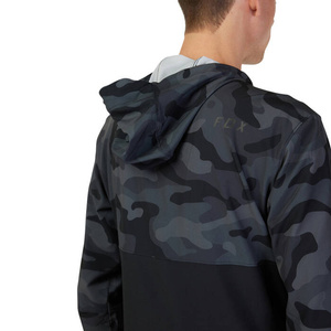 Kurtka przecwdeszczowa motocyklowa rowerowa FOX Ranger Wind Pullover czarny Camo