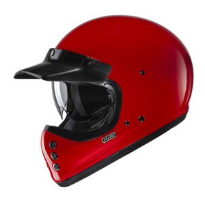 Kask motocyklowy integralny custom cruiser HJC V60 Deep czerwony