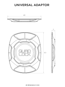 Adapter Uniwersalny Przyklejka Stick do etui QUAD LOCK