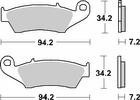 SBS KLOCKI HAMULCOWE KH185 / KH389 OFF-ROAD CARBON