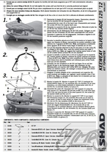 Stelaż kufra tylnego motocyklowego SHAD do Keeway Silver Blade