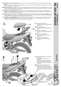 Stelaż kufra tylnego SHAD do Suzuki SV 650