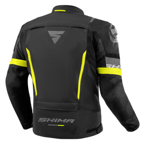 Kurtka motocyklowa tekstylna miejska/sportowa Shima SOLID 2.0 fluo