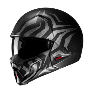 Kask motocyklowy otwarty HJC I20 Thorn czarny/srebrny