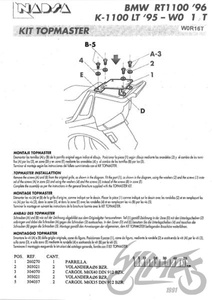 Stelaż kufra tylnego SHAD do BMW R1150RT