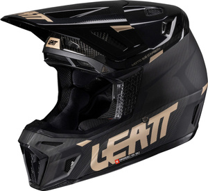 Kask motocyklowy LEATT Kit Moto 9.5 Carbon V25 z goglami