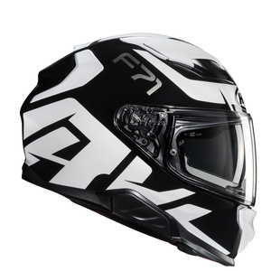 Kask motocyklowy integralny HJC F71 Bard czarny/biały