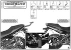 KAPPA Stelaż na sakwy motocyklowe STELAŻ POD BOCZNE KAWASAKI ER-6N 05 - 08