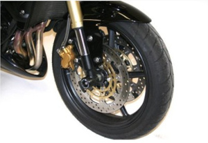 Slidery przedniego zawieszenia R&G do Triumph Street Triple 07 & 675 Daytona 06-