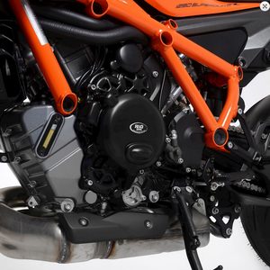 Osłona motocyklowa silnika RG Racing lewa strona osłona generatora KTM 1290 Super Duke R 20- czarna