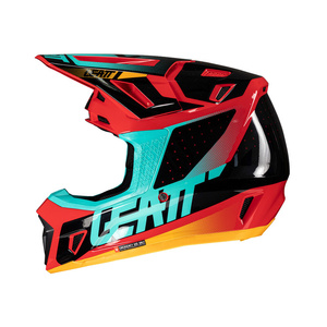 Kask motocyklowy LEATT Kit Moto 7.5 V25 Red z goglami