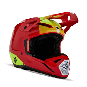 Kask motocyklowy FOX V1 Ballast czerwony