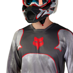 Bluza koszulka motocyklowa rowerowa cross offroad mtb FOX 180  Atlas czarno-szara