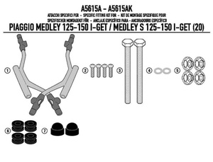 KAPPA MOCOWANIE SZYBY 7057AK PIAGGIO Medley 125-150 i get / Medley S 125-150 i get (20)