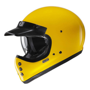 Kask motocyklowy integralny custom cruiser HJC V60 Deep żółty