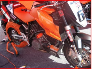 Crash Pady (Upper) R&G do KTM 990/990R Super Duke & 990SM 08-