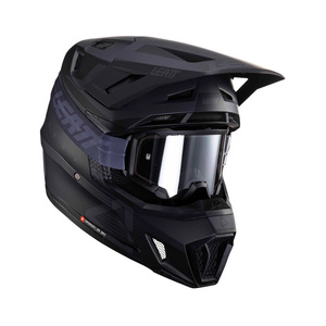 Kask motocyklowy LEATT Kit Moto 7.5 V25 Stealth z goglami