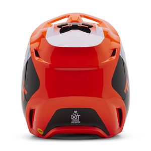 Kask motocyklowy FOX V1 Lean Fluorescent Orange