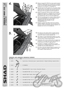 Stelaż kufra tylnego SHAD do Yamaha T-MAX 530