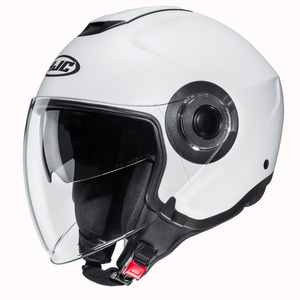 Kask motocyklowy otwarty HJC I40N perłowy biały