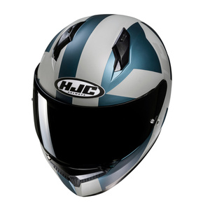 Kask motocyklowy integralny HJC C10 Tez niebieski/srebrny