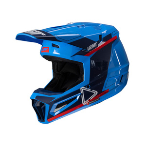 Kask motocyklowy LEATT Kit Moto 3.5 V25 Royal z goglami