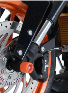 Slidery przedniego zawieszenia R&G do KTM 125 Duke