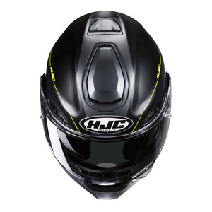 Kask motocyklowy szczękowy HJC RPHA 91 Combust czarny/żółty