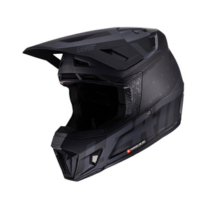 Kask motocyklowy LEATT Kit Moto 7.5 V25 Stealth z goglami