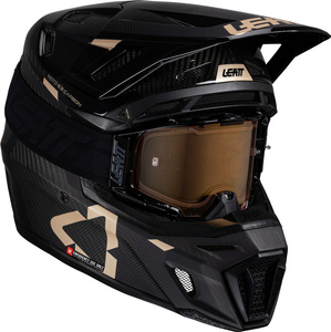 Kask motocyklowy LEATT Kit Moto 9.5 Carbon V25 z goglami