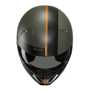 Kask motocyklowy otwarty HJC I20 Batol zielony/pomarańczowy