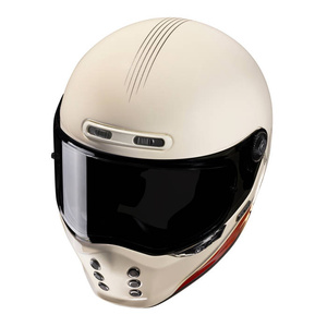 Kask motocyklowy integralny custom cruiser HJC V10 Tami biały/czerwony