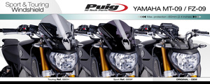 Owiewka PUIG do Yamaha MT-09 13-16 (Sport) - lekko przyciemniana