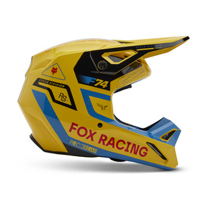 Kask motocyklowy FOX V1 Race Spec Pale Yellow