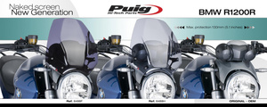 Owiewka PUIG do BMW R1200R 06-14 Lekko przyciemniany (H)