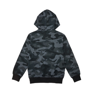 Bluza z kapturem na zamek dziecięca FOX Junior Head Black Camo