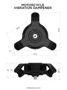 Amortyzator Stabilizator Tłumik drgań QUAD LOCK Uniwersalny