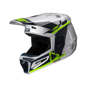 Kask motocyklowy LEATT Kit Moto 3.5 V25 Steel z goglami